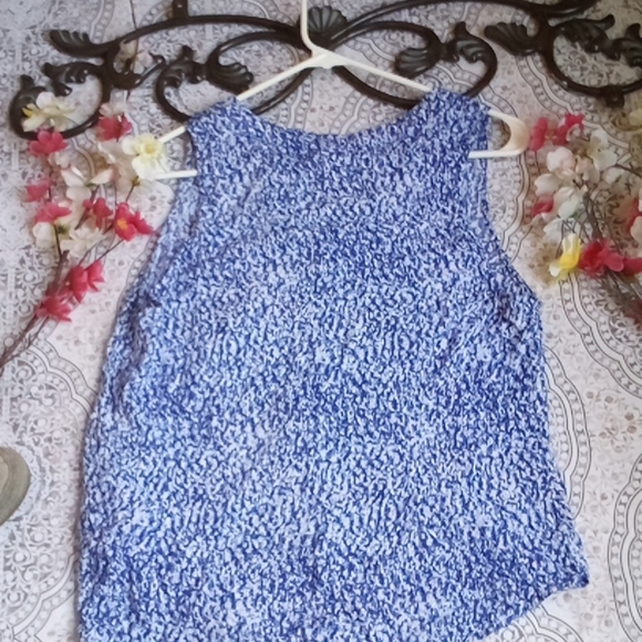 CUTE blue ladies summer blouse - Picture 5 of 14